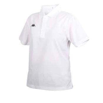 KAPPA 男女短袖POLO衫-台灣製 慢跑 高爾夫 網球 吸濕排汗 上衣