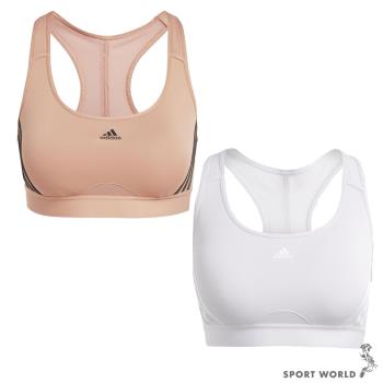 Adidas 女裝 運動內衣 可拆式胸墊 粉橘/紫【運動世界】HS2960/HS2958