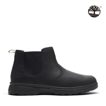 Timberland 男款黑色磨砂革休閒靴|A5R9M015