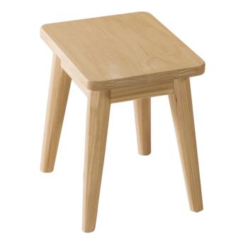【AT HOME】絲帕1.5尺A級松木實木短凳