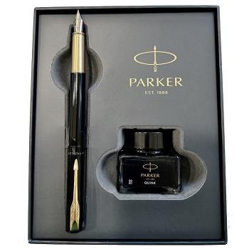 PARKER 派克 PARKER 派克 新Vector威雅XL系列 幻影黑限定版鋼筆墨水禮盒組