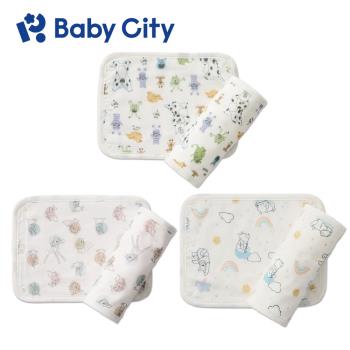 【Baby City 娃娃城】迪士尼造型口水巾+胸巾三入組(3款)