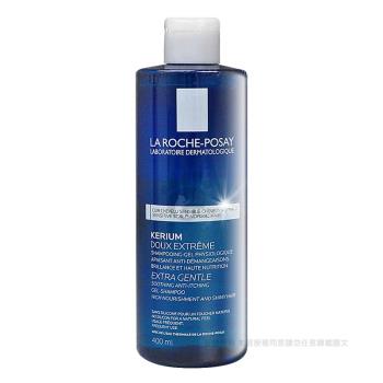 (贈隨機樣包x2)【LA ROCHE-POSAY理膚寶水】敏感性頭皮溫和洗髮露 400ml