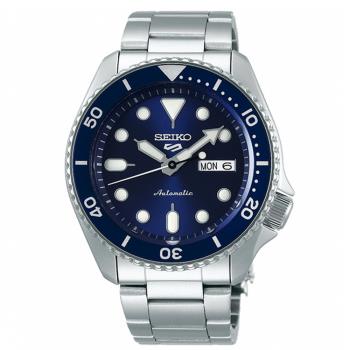 【SEIKO】精工 5 Sports系列 SRPD51K1 鋼錶帶 機械男錶 藍水鬼 4R36-07G0B 藍/銀 42.5mm