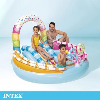 【INTEX】多彩糖果戲水170x168x深25cm(165L) 適2歲+ (57144NP)