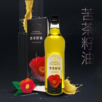 【源鮮智慧農場】紅花大菓苦茶籽油500ml/瓶
