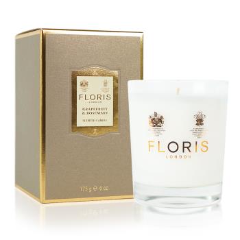 FLORIS 葡萄柚和迷迭香香氛蠟燭 175G