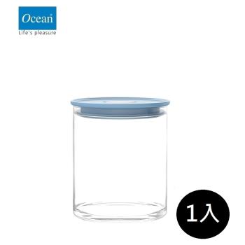 【Ocean】藍色玻璃密封罐(大)-685ml/1入-諾瑪系列