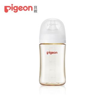 【Pigeon貝親】第三代母乳實感PPSU奶瓶240ml純淨白