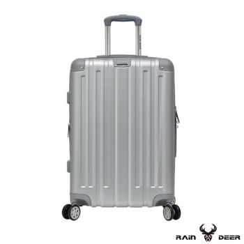 RAIN DEER菲爾斯28吋ABS鑽石紋防刮行李箱-太空銀