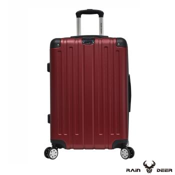 RAIN DEER菲爾斯28吋ABS鑽石紋防刮行李箱-酒紅色