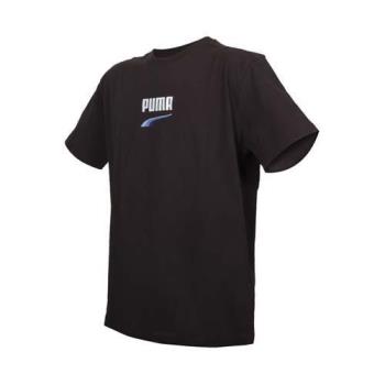 PUMA DOWNTOWN LOGO 男流行系列短袖T恤-歐規 休閒 慢跑 上衣