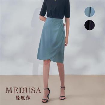現貨【MEDUSA 曼度莎】垂墜感側抓褶西裝短裙 - 2色（M-XL）｜女短裙 西裝短裙 套裝拆售