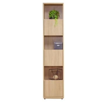 【AT HOME】布拉格1.3尺橡木紋三單門書櫃
