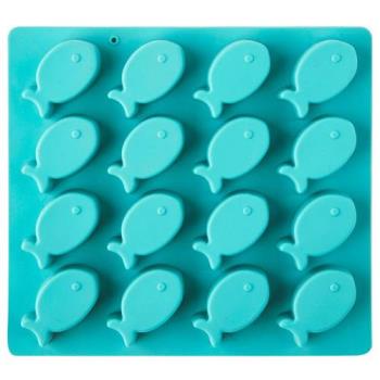 《EXCELSA》16格小魚製冰盒(藍)