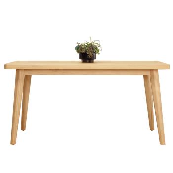 【AT HOME】絲帕4.3尺A級松木實木餐桌