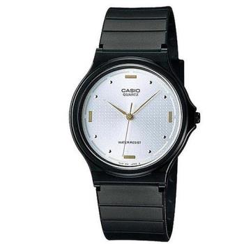 【CASIO】超薄再進化光澤錶面指針錶-銀白面(MQ-76-7A1)