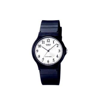 【CASIO】 超輕薄感數字錶-數字銀白面 (MQ-24-7B3)