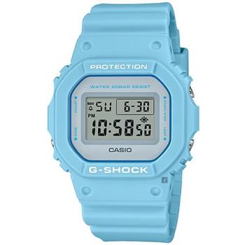 CASIO 卡西歐 G-SHOCK 經典系列電子錶-藍 DW-5600SC-2