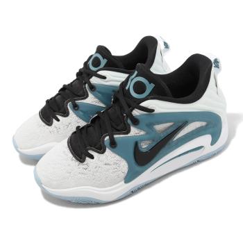 Nike 籃球鞋 KD15 EP Mariners 白 湖水綠 黑 男鞋 杜蘭特 FN8009-100