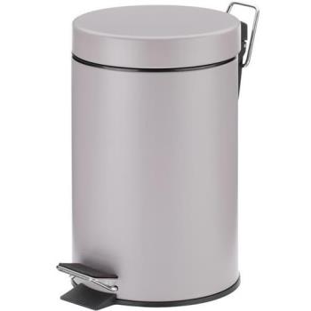 《KELA》簡約腳踏式垃圾桶(暖灰3L)