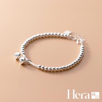 【Hera 赫拉】一步一響鈴鐺精鍍銀手鍊 H112061301