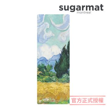 加拿大Sugarmat 頂級加寬PU瑜珈墊(1.8mm) 麥田裡的絲柏樹 Wheatfield