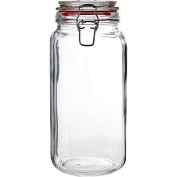 《Premier》扣式玻璃密封罐(紅2L)