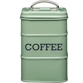 《KitchenCraft》復古咖啡收納罐(綠1300ml)