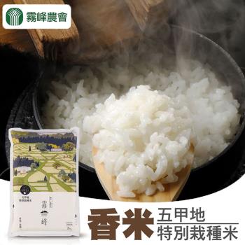【霧峰農會】霧峰香米-五甲地特別栽種米-真空包X1箱(2kgX10包/箱)