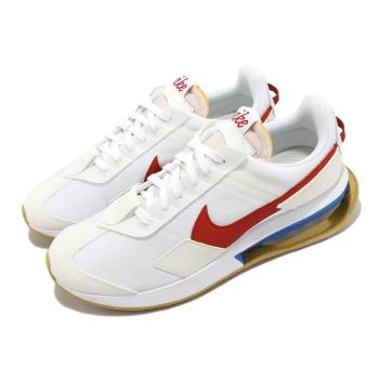 Nike 休閒鞋 Air Max Pre-Day 男鞋 白 紅 復古 氣墊 異材質拼接 DQ4068-101