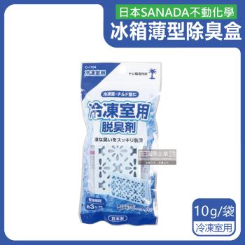 日本不動化學 棕櫚殼活性炭冰箱去味除臭盒 10gx1袋 (冷凍庫專用-藍)