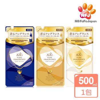 日本FaFa 香水系列抗菌防臭柔軟精補充包500ml