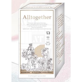 【Alltogether】彤在衣起 AT魚鱗膠原蛋白粉(200gX1罐)x1盒組