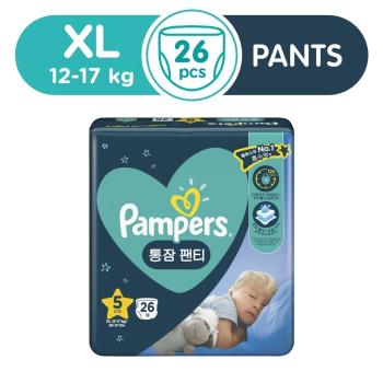 日本Pampers安睡褲(XL12~17公斤以下)26片/包*4 箱購