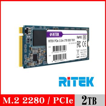 RITEK錸德 T801 2TB M2 2280/PCI-E SSD固態硬碟