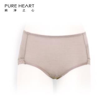 Pure Heart 碎花蕾絲-莫代爾抗菌包臀內褲(中低腰)5件組-型號9318