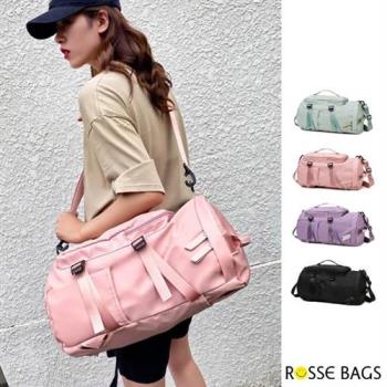 【Rosse Bags】多功能防潑水大容量手提旅行包(現+預 粉色 / 綠色 / 紫色 / 黑色)-慈濟共善