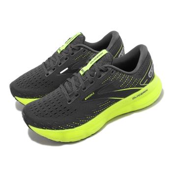 Brooks 慢跑鞋 Glycerin 20 女鞋 黑 黃 甘油系列20代 氮氣中底 馬拉松 路跑 運動鞋 1203691B012