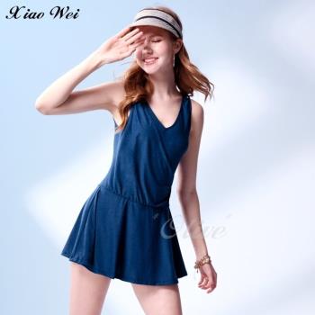 【沙兒斯品牌】流行大女連身裙泳裝 NO.B9823888  