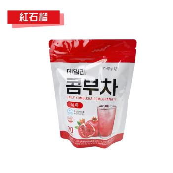 韓國DaNongWon 康普茶-紅石榴口味x5袋(20包/袋)酸酸甜甜微氣泡感