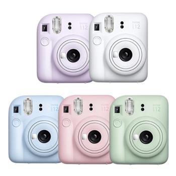 FUJIFILM 富士 instax mini 12 拍立得相機 含空白底片20張+漆彈3相本(Mini12 公司貨)