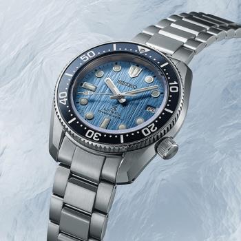 《SEIKO》精工 Prospex 愛海洋 冰川 SPB299J1 兩百米潛水錶 鋼錶帶 機械男錶 6R35-01E0U 淺藍 42mm