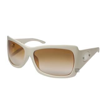 【Dior】迪奧 太陽眼鏡 CLASSIDIOR CQLBA 大鏡面 方框墨鏡 膠框太陽眼鏡 米白框/茶色鏡片 60mm