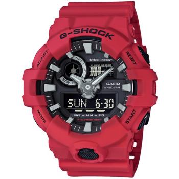 CASIO G-SHOCK 絕對強悍200米雙顯計時錶/GA-700-4A