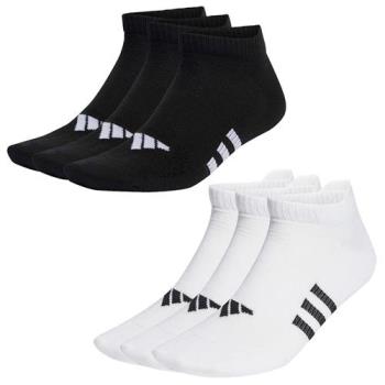 Adidas 襪子 一組三雙入 短襪 吸濕排汗 黑/白【運動世界】IC9529/HT3440