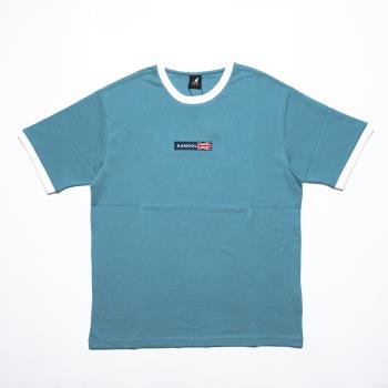 KANGOL 短袖T恤 灰藍色 62251033 89 noO12