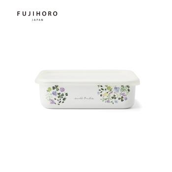 【富士琺瑯FUJIHORO】安娜艾米利亞琺瑯烘焙保鮮盒淺型(L)