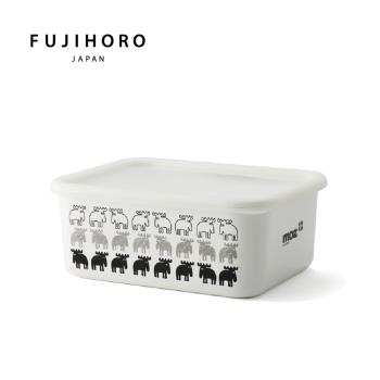 【富士琺瑯FUJIHORO】MOZ 琺瑯烘焙保鮮盒深型L