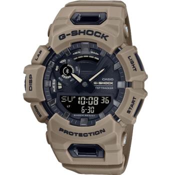 【CASIO 卡西歐】G-SHOCK  都市跑步訓練 計步藍牙 運動手錶-大地棕_GBA-900UU-5A_48.9mm